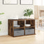 TV stand med skuffe Røget eg 79 x 40 x 48 cm