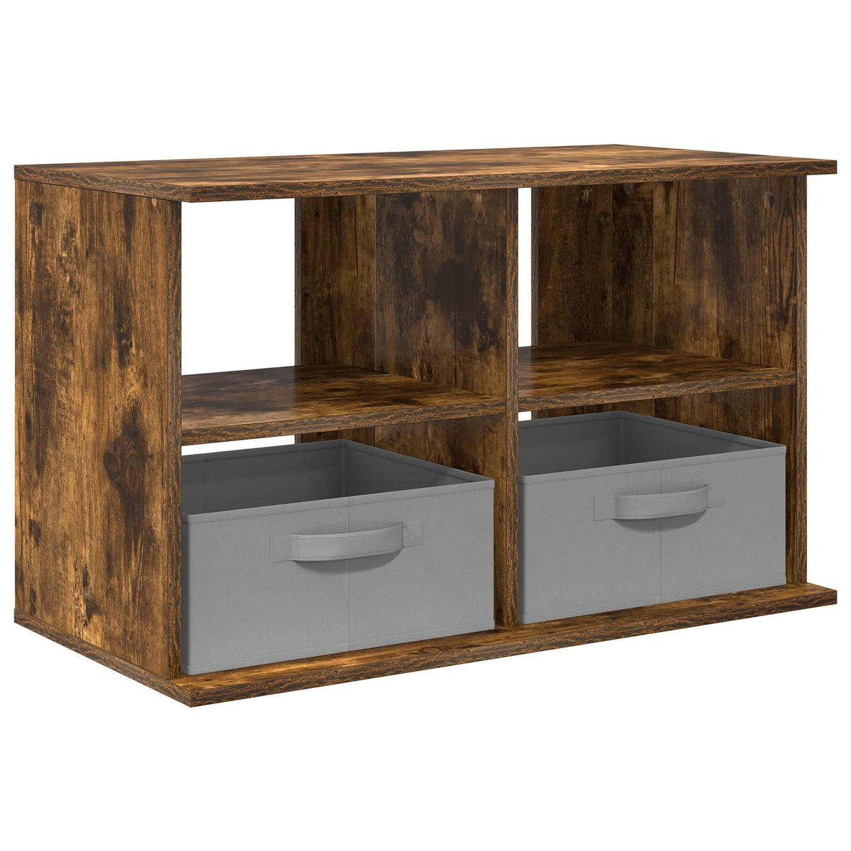 TV stand med skuffe Røget eg 79 x 40 x 48 cm