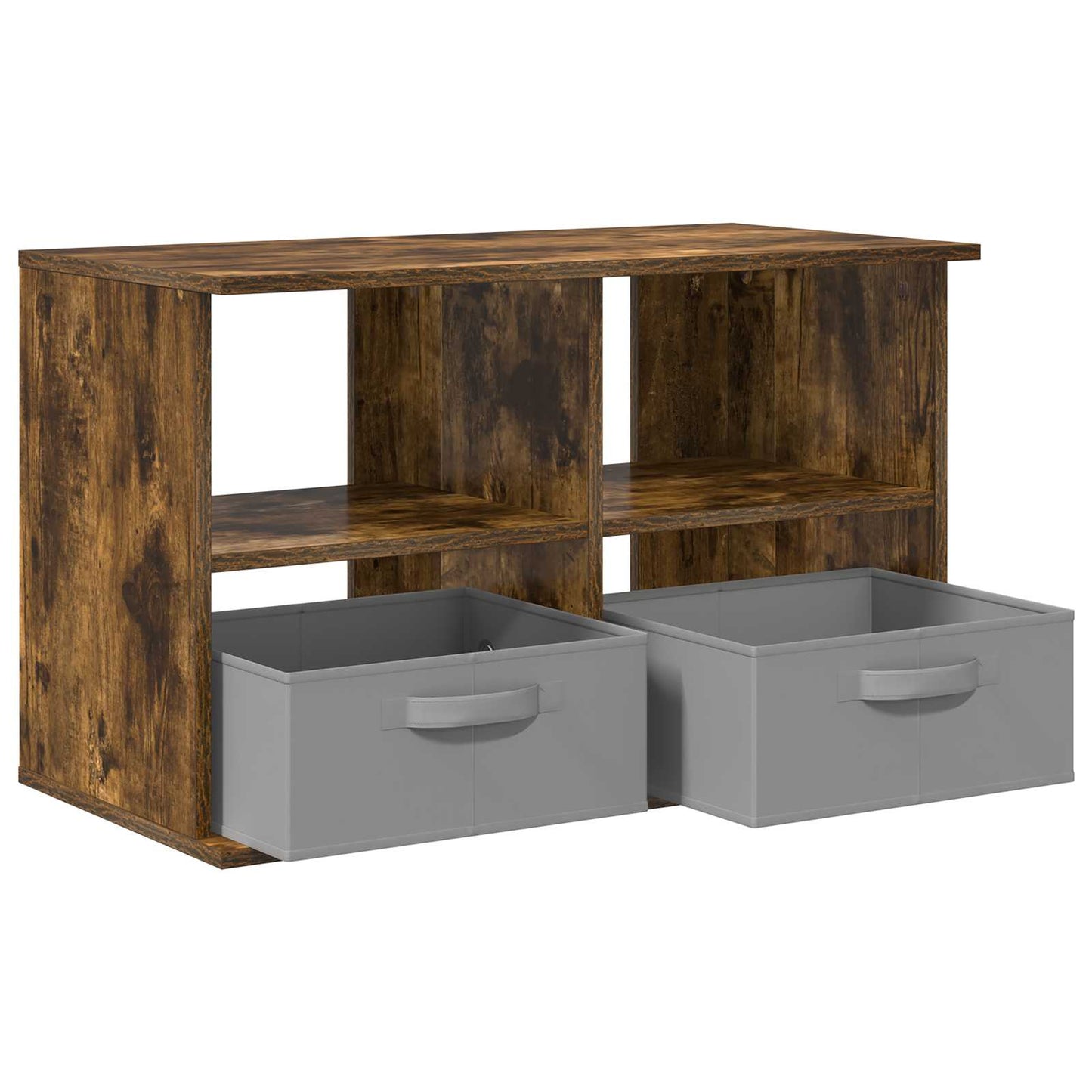TV stand med skuffe Røget eg 79 x 40 x 48 cm