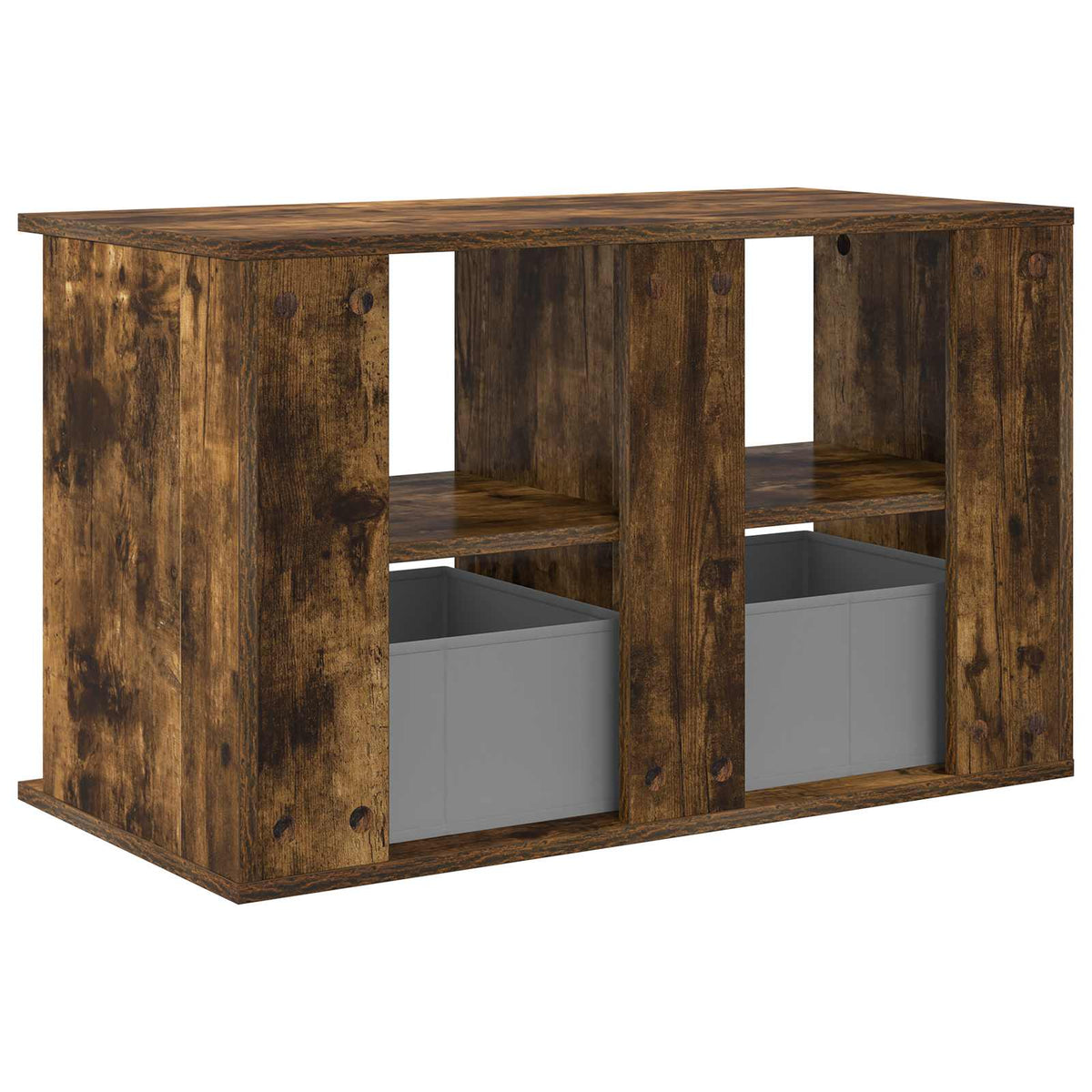 TV stand med skuffe Røget eg 79 x 40 x 48 cm