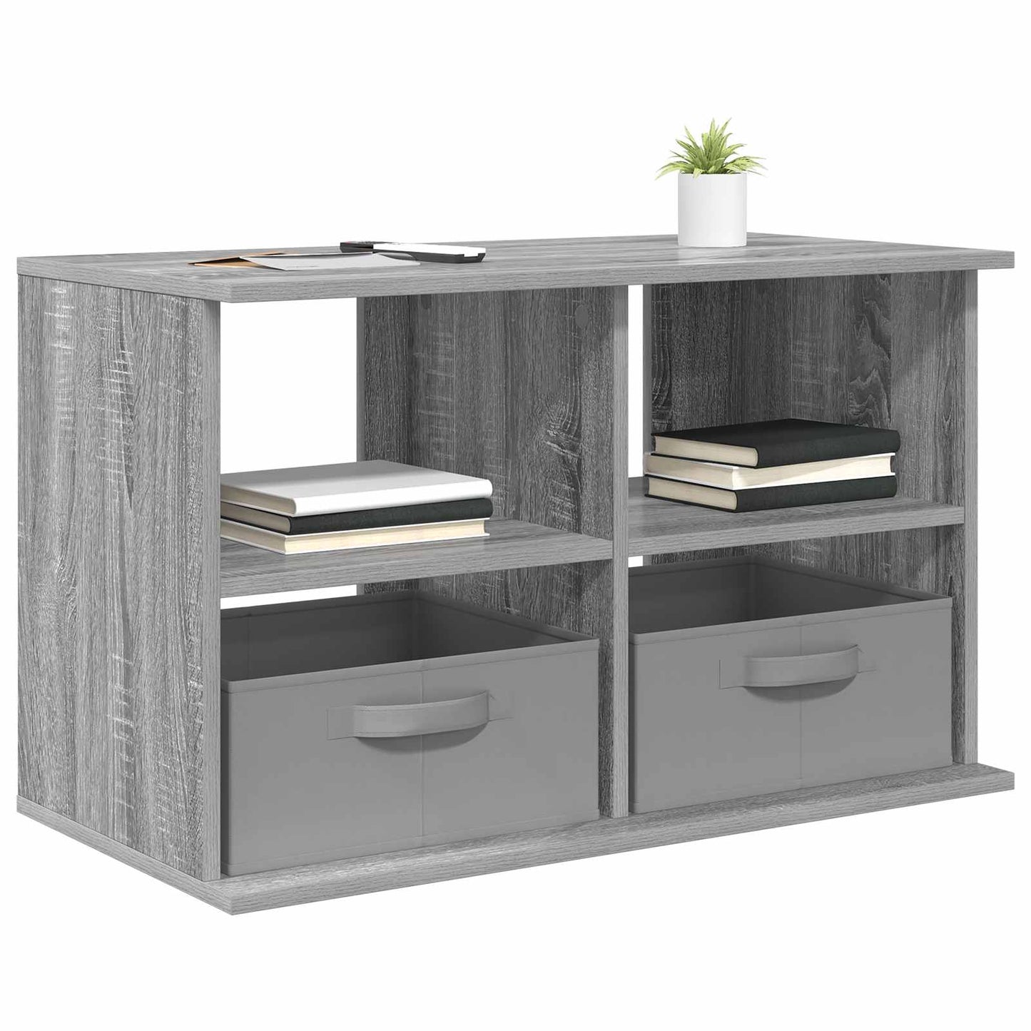 TV stand med skuffe Grå Sonoma 79 x 40 x 48 cm