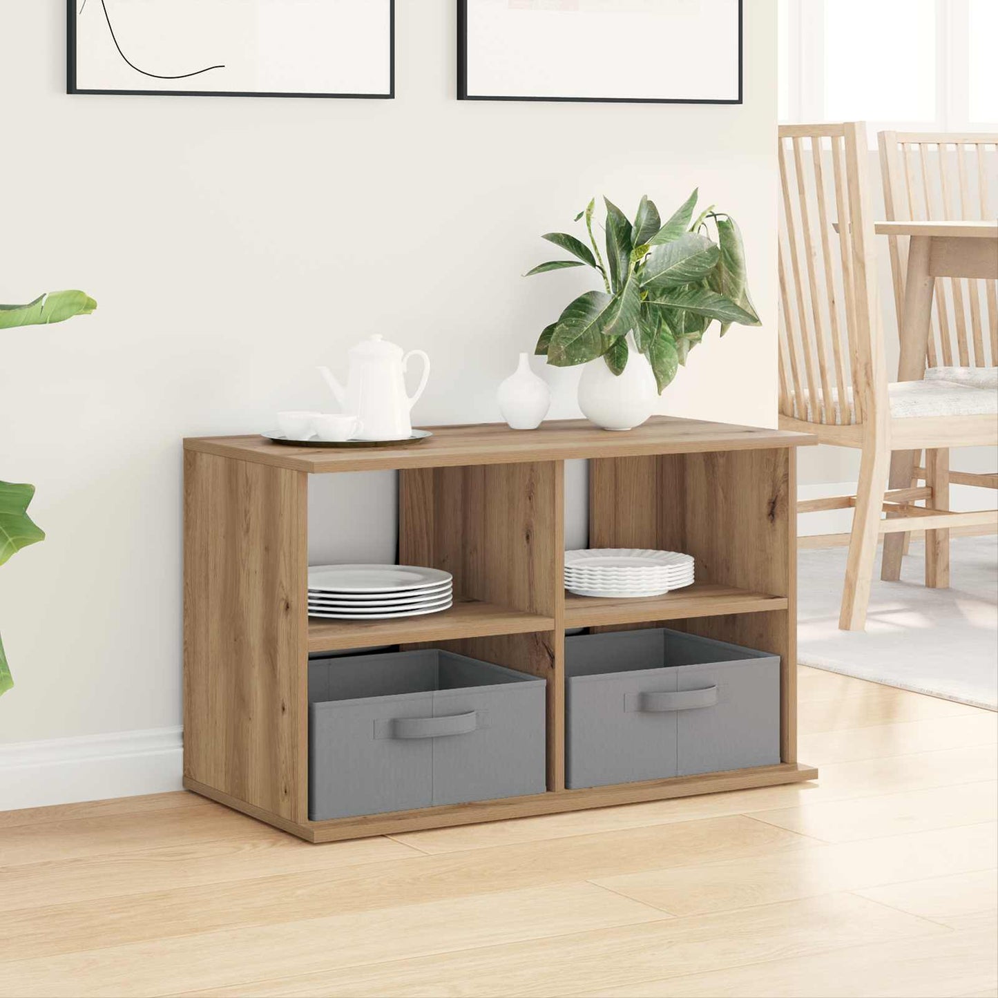 TV stand 79 x 40 x 48 cm Artisan Egetræ