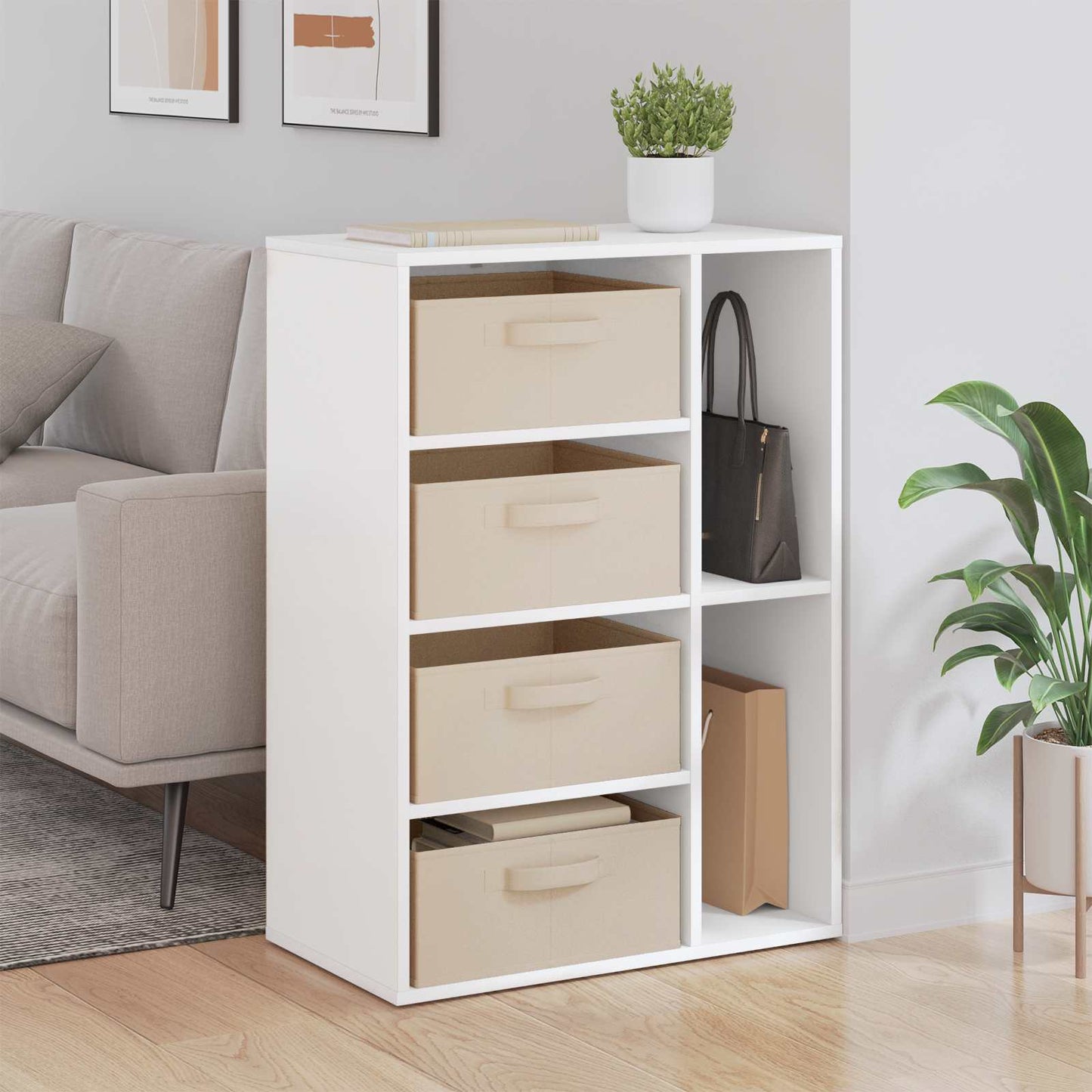 Sideboard Hvid 60 x 33,5 x 84 cm
