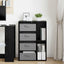 Sideboard Sort eg 60 x 33,5 x 84 cm