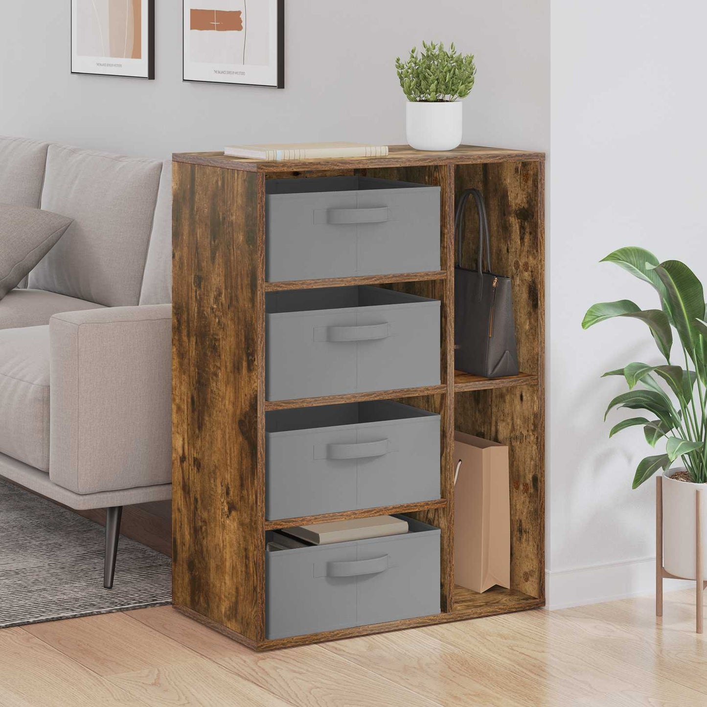 Sideboard Røget eg 60 x 33,5 x 84 cm