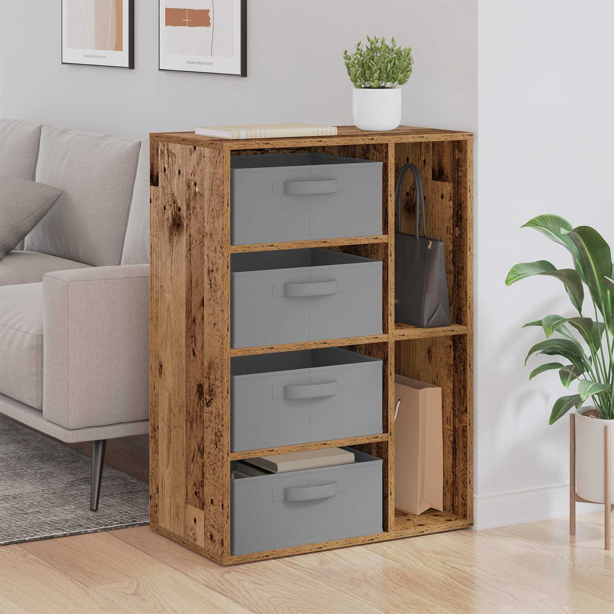 Sideboard Gammelt træ 60 x 33,5 x 84 cm