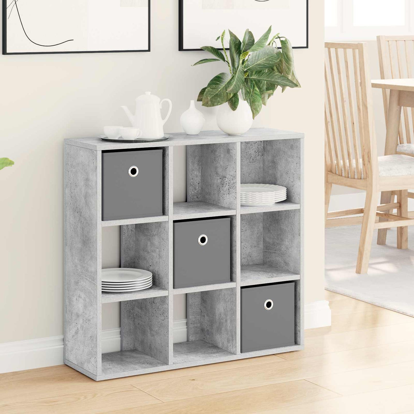 Sideboard Beton Grå 73,5 x 24 x 69,5 cm