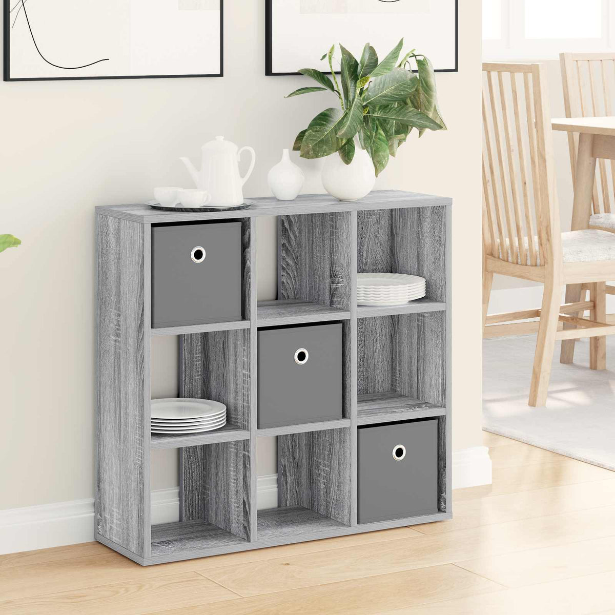 Sideboard Grå Sonoma 73,5 x 24 x 69,5 cm