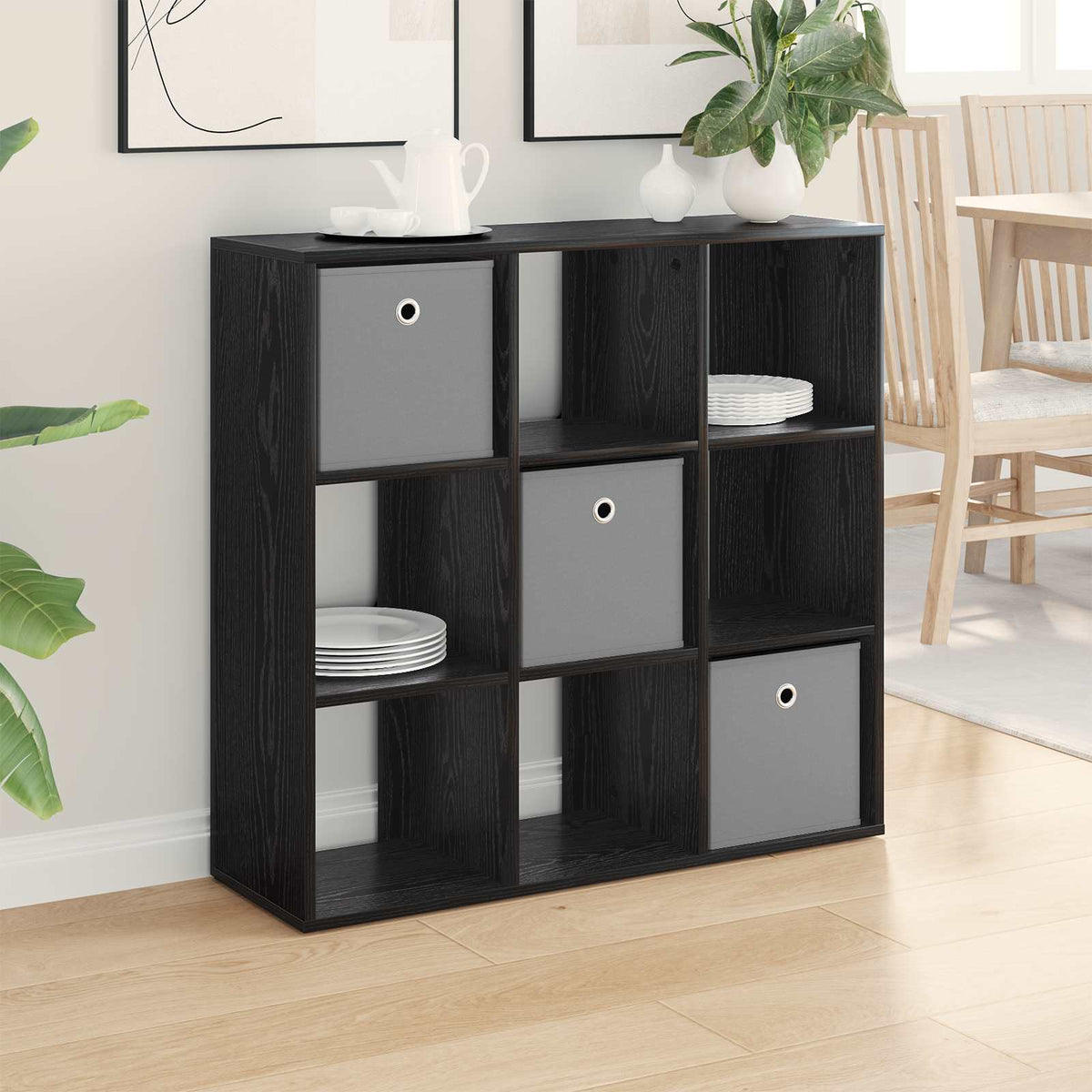 Sideboard Sort eg 88,5 x 29 x 84,5 cm
