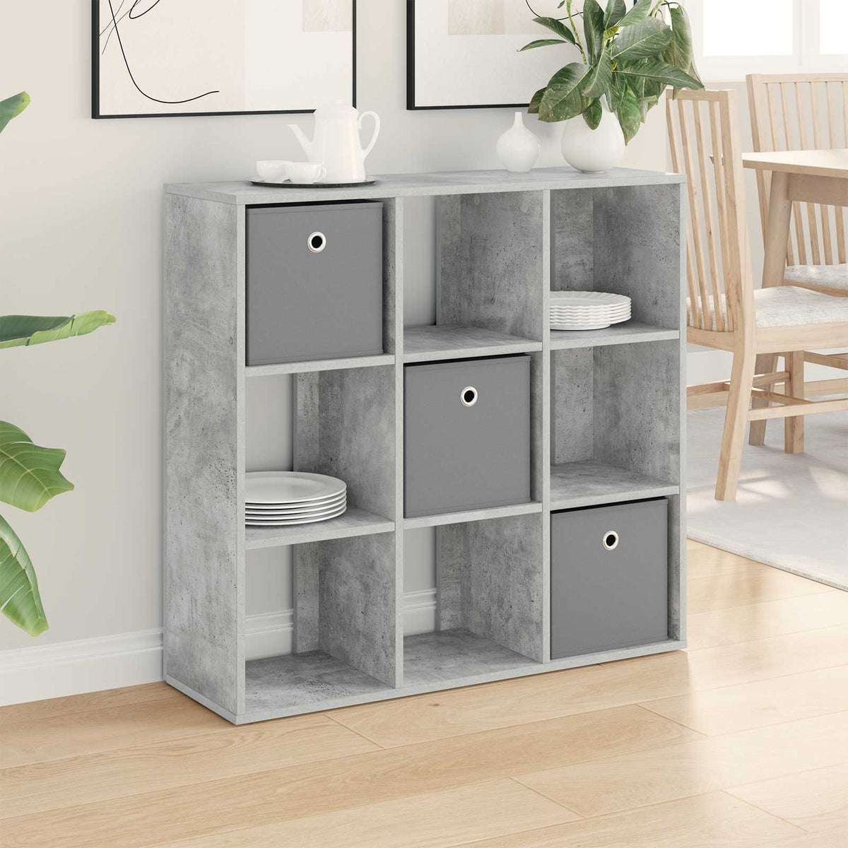 Sideboard Beton Grå 88,5 x 29 x 84,5 cm