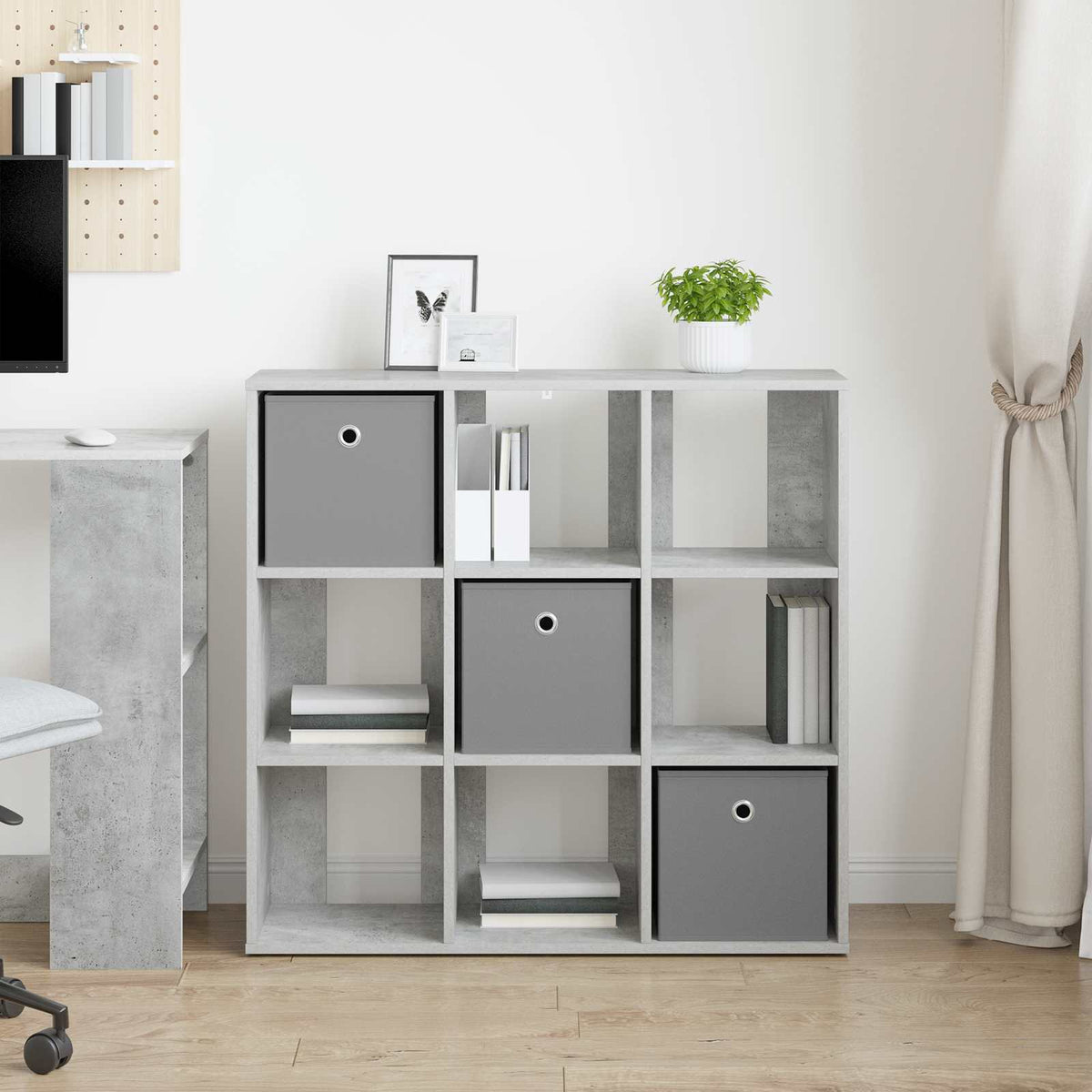 Sideboard Beton Grå 88,5 x 29 x 84,5 cm