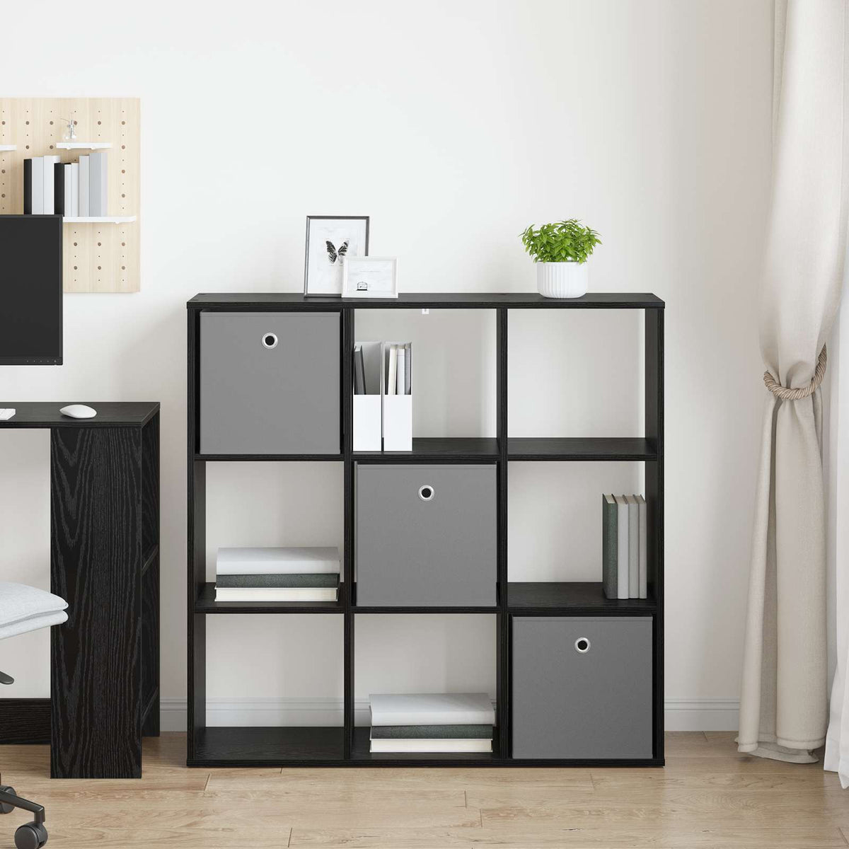 Sideboard Sort eg 102 x 31 x 99,5 cm