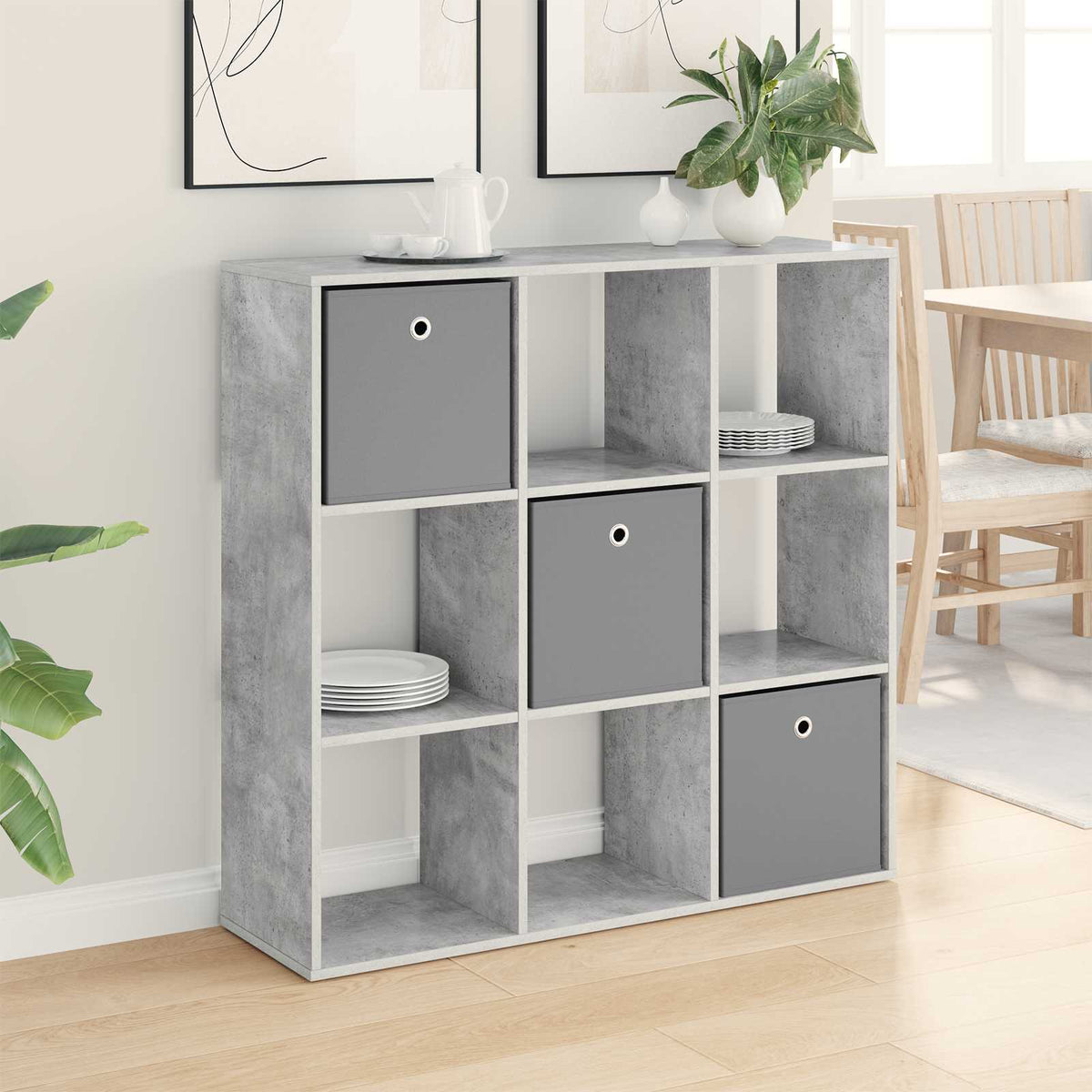 Sideboard Beton Grå 102 x 31 x 99,5 cm
