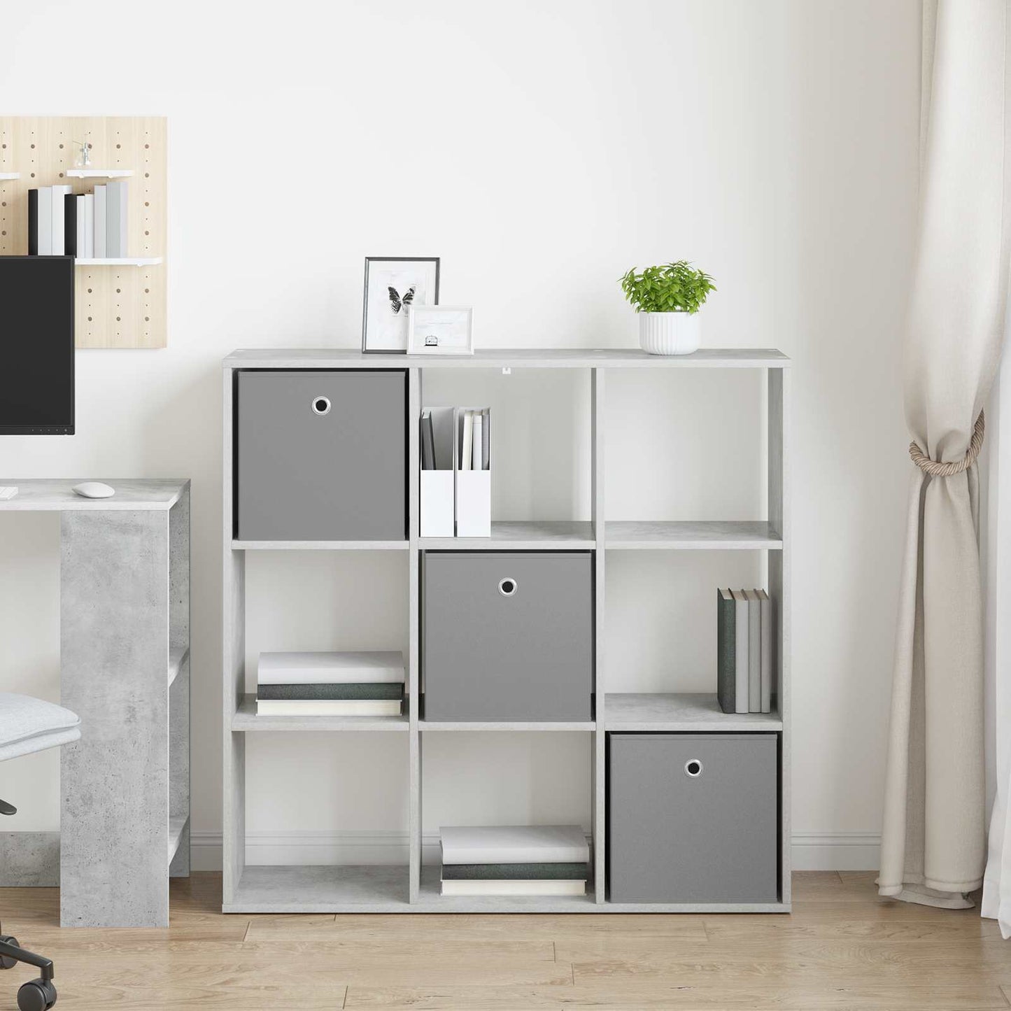 Sideboard Beton Grå 102 x 31 x 99,5 cm