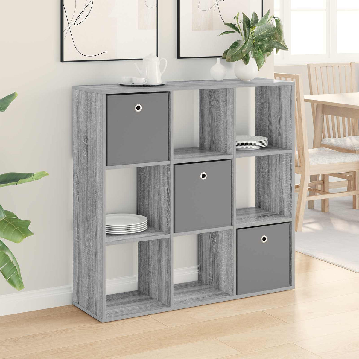 Sideboard Grå Sonoma 102 x 31 x 99,5 cm