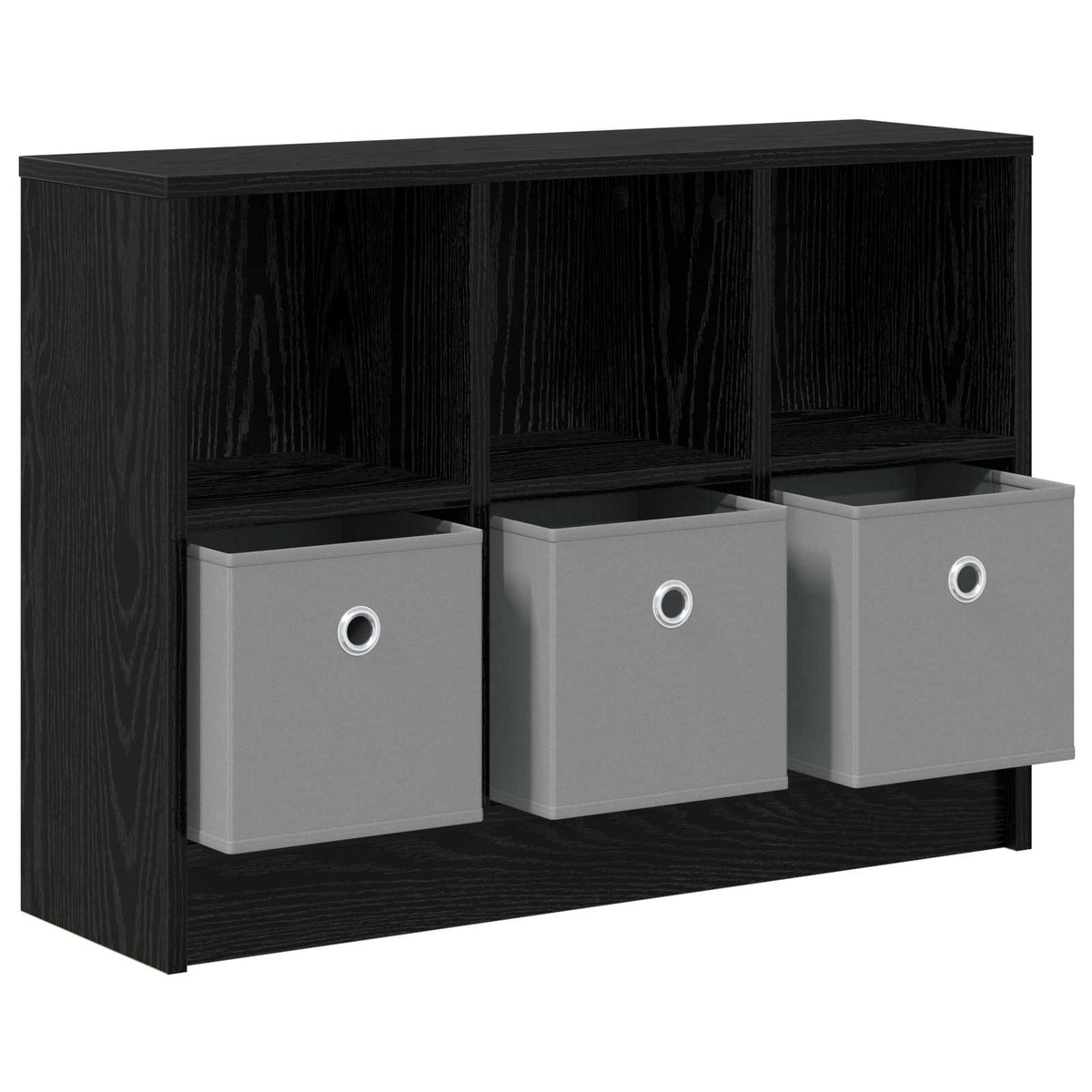 Sideboard Sort eg 73,5 x 22,5 x 53,5 cm