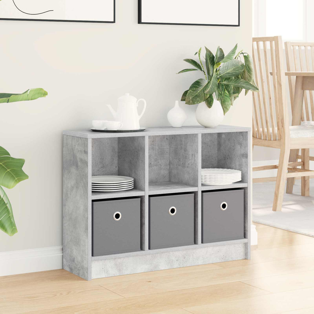 Sideboard Beton Grå 73,5 x 22,5 x 53,5 cm