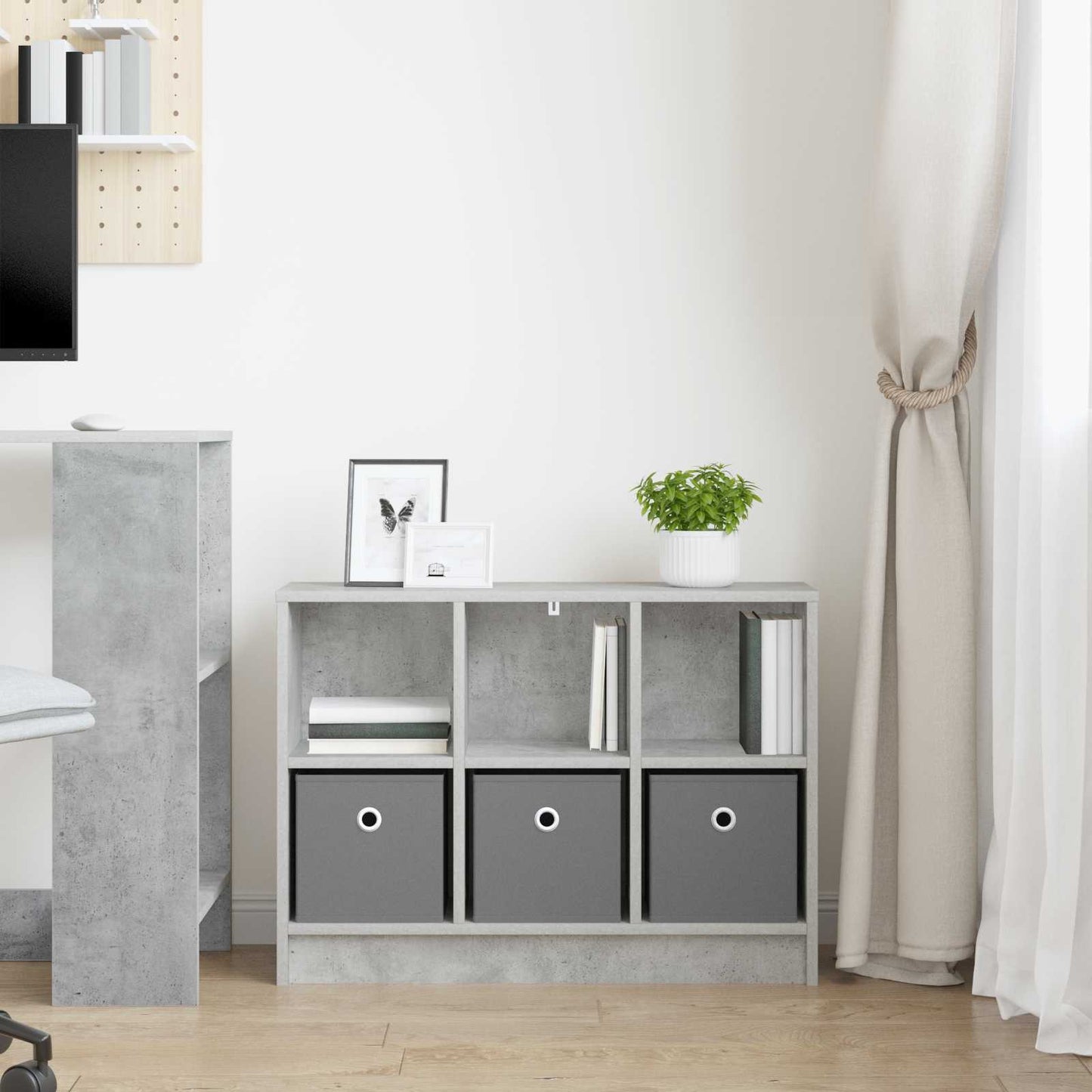 Sideboard Beton Grå 73,5 x 22,5 x 53,5 cm