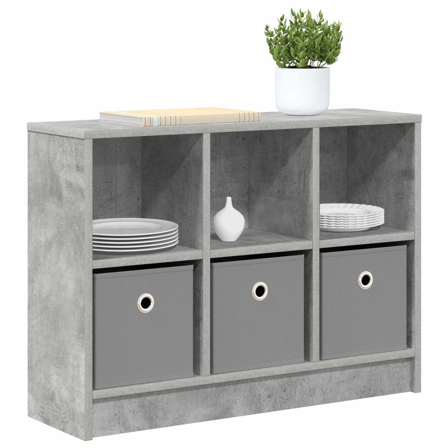 Sideboard Beton Grå 73,5 x 22,5 x 53,5 cm