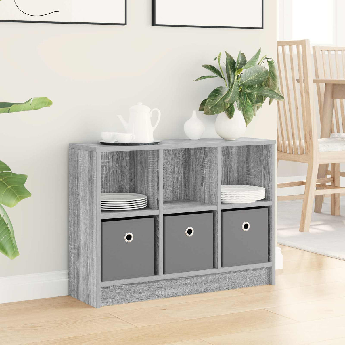 Sideboard Grå Sonoma 73,5 x 22,5 x 53,5 cm