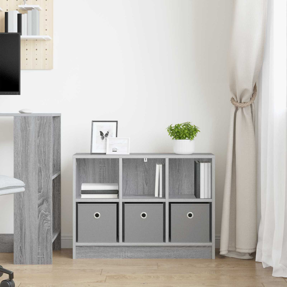Sideboard Grå Sonoma 73,5 x 22,5 x 53,5 cm