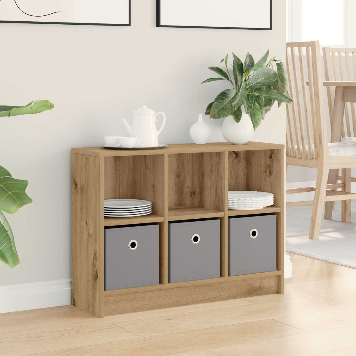 Sideboard Artisan Egetræ 73,5 x 22,5 x 53,5 cm