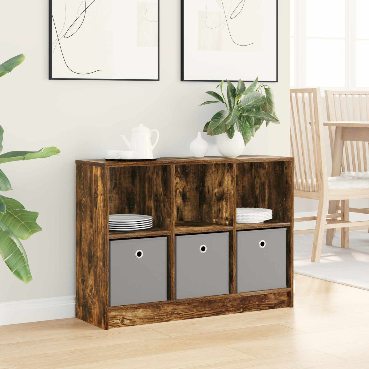 Sideboard Røget eg 88,5 x 27,5 x 63,5 cm