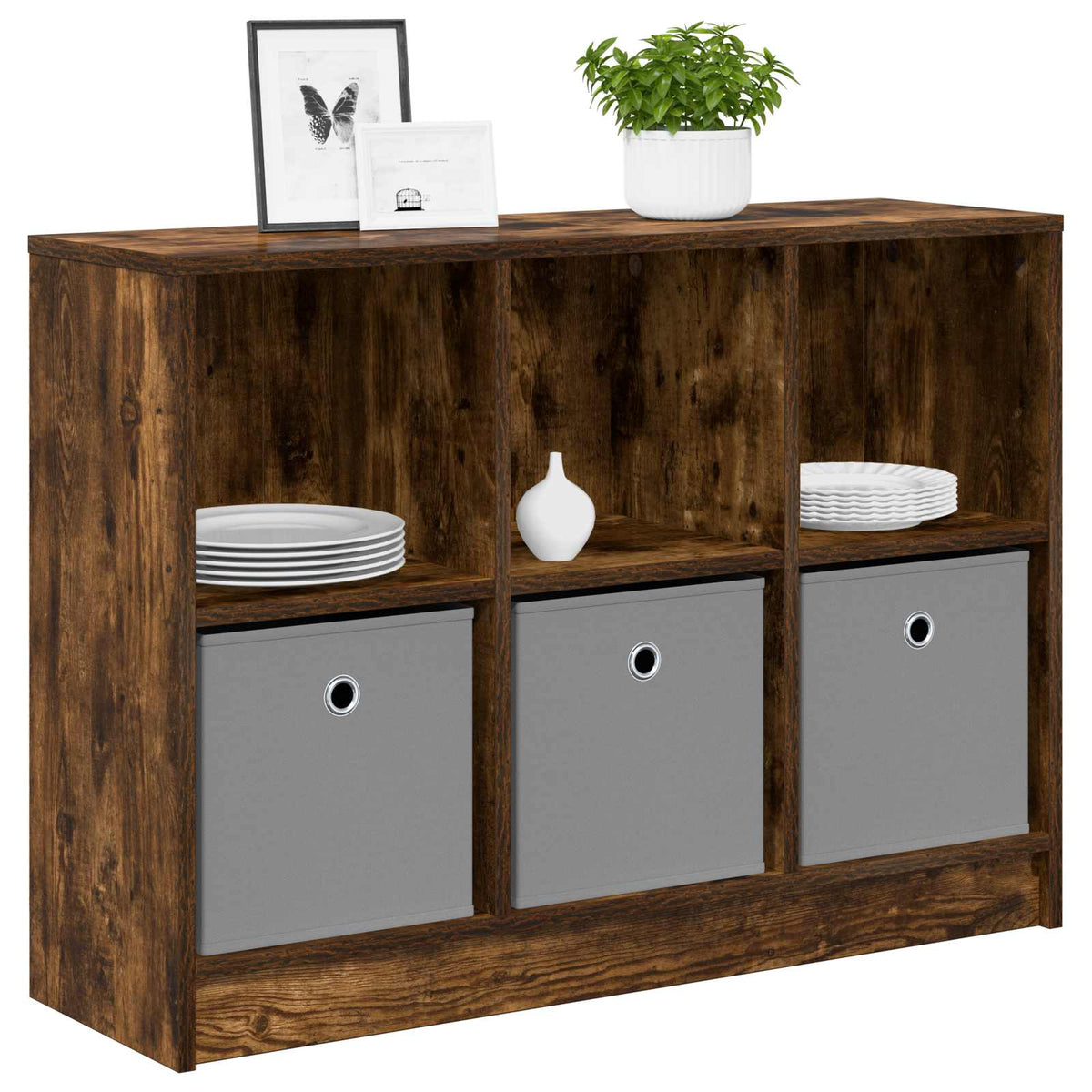 Sideboard Røget eg 88,5 x 27,5 x 63,5 cm