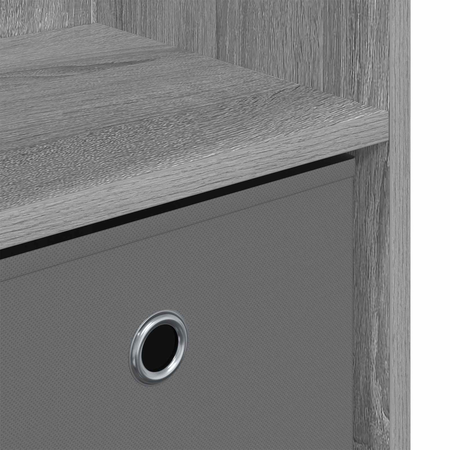 Sideboard Grå Sonoma 88,5 x 27,5 x 63,5 cm