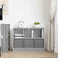 Sideboard Grå Sonoma 88,5 x 27,5 x 63,5 cm