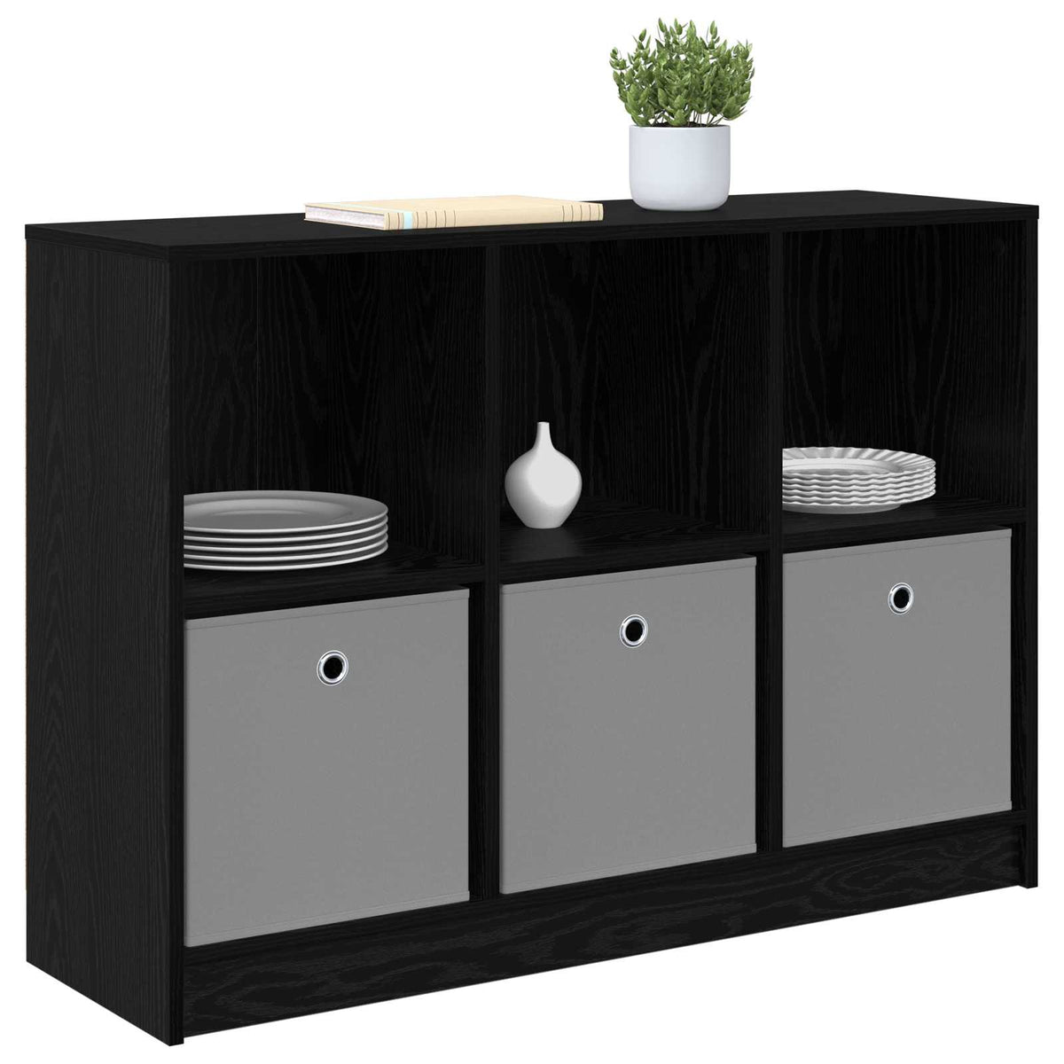 Sideboard Sort eg 102 x 32 x 73,5 cm