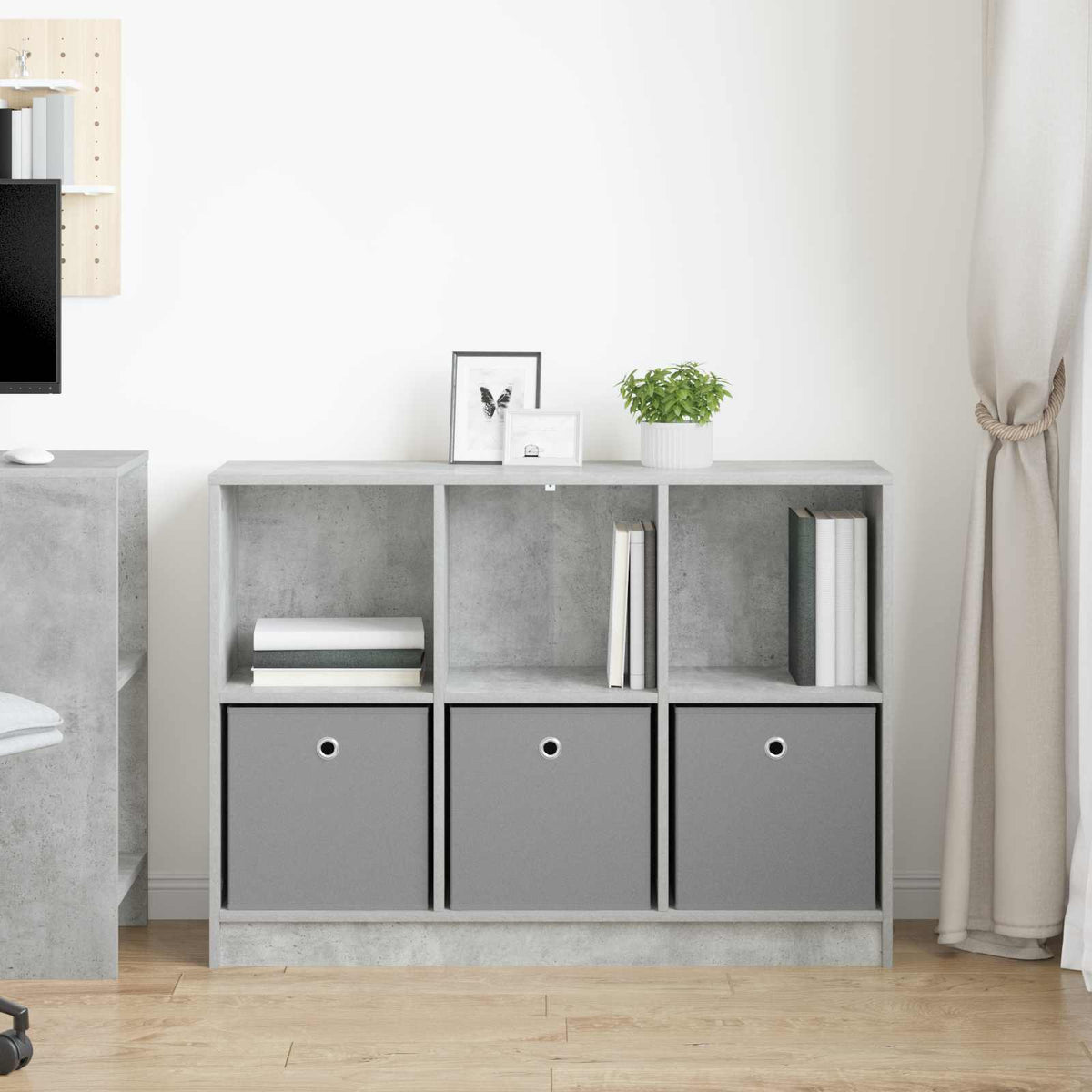 Sideboard Beton Grå 102 x 32 x 73,5 cm
