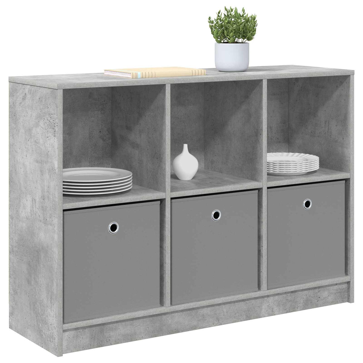 Sideboard Beton Grå 102 x 32 x 73,5 cm
