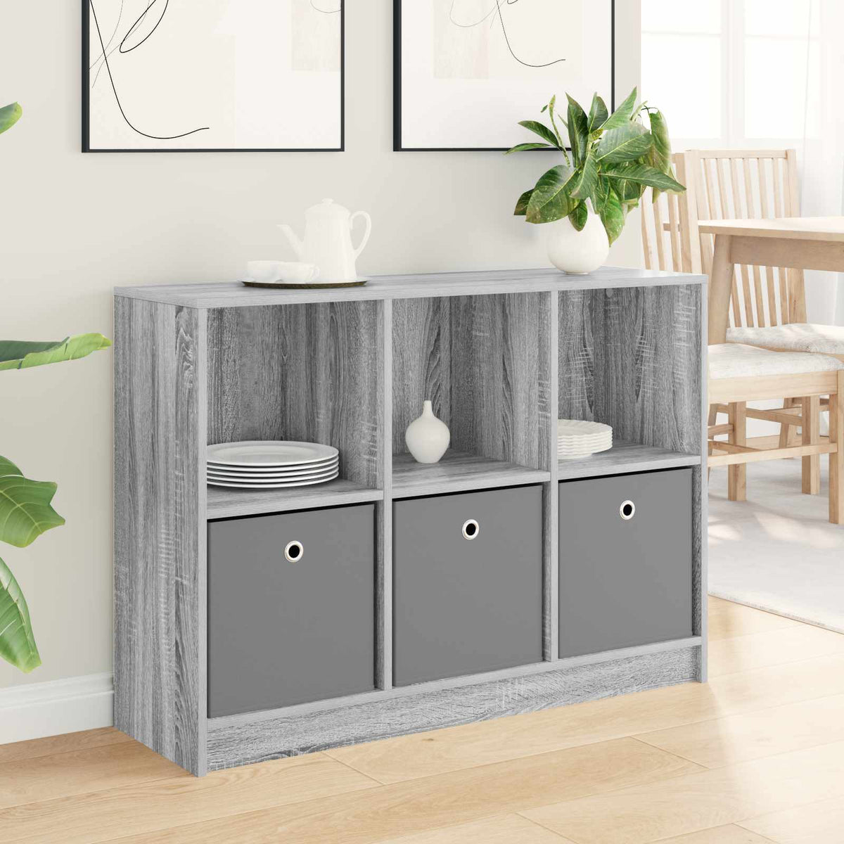 Sideboard Grå Sonoma 102 x 32 x 73,5 cm