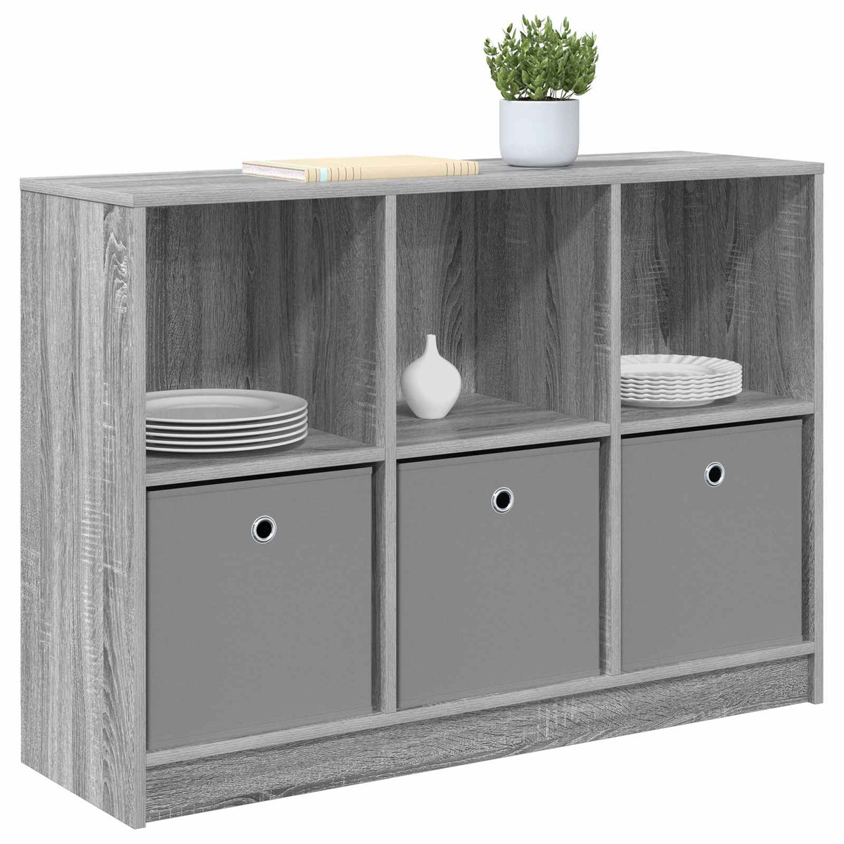 Sideboard Grå Sonoma 102 x 32 x 73,5 cm