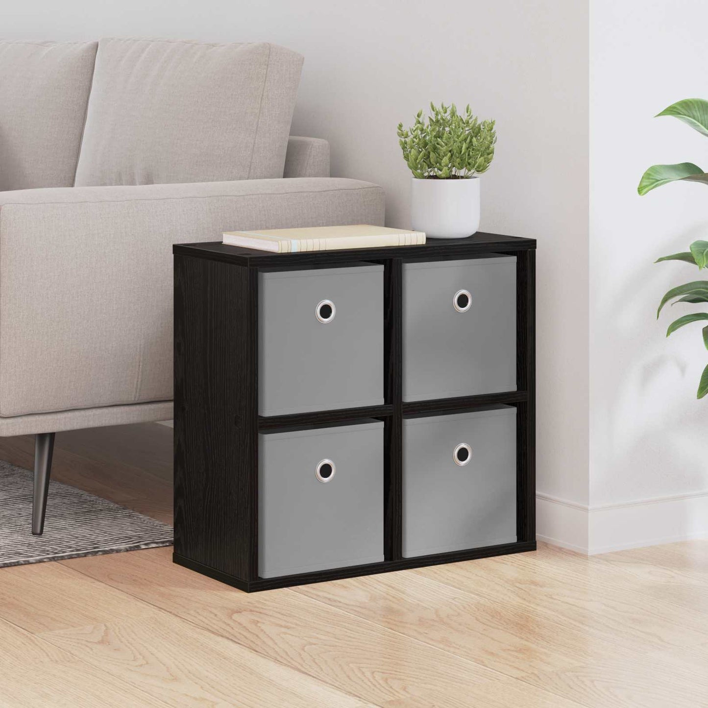 Sideboard Sort eg 49,5 x 22 x 47 cm