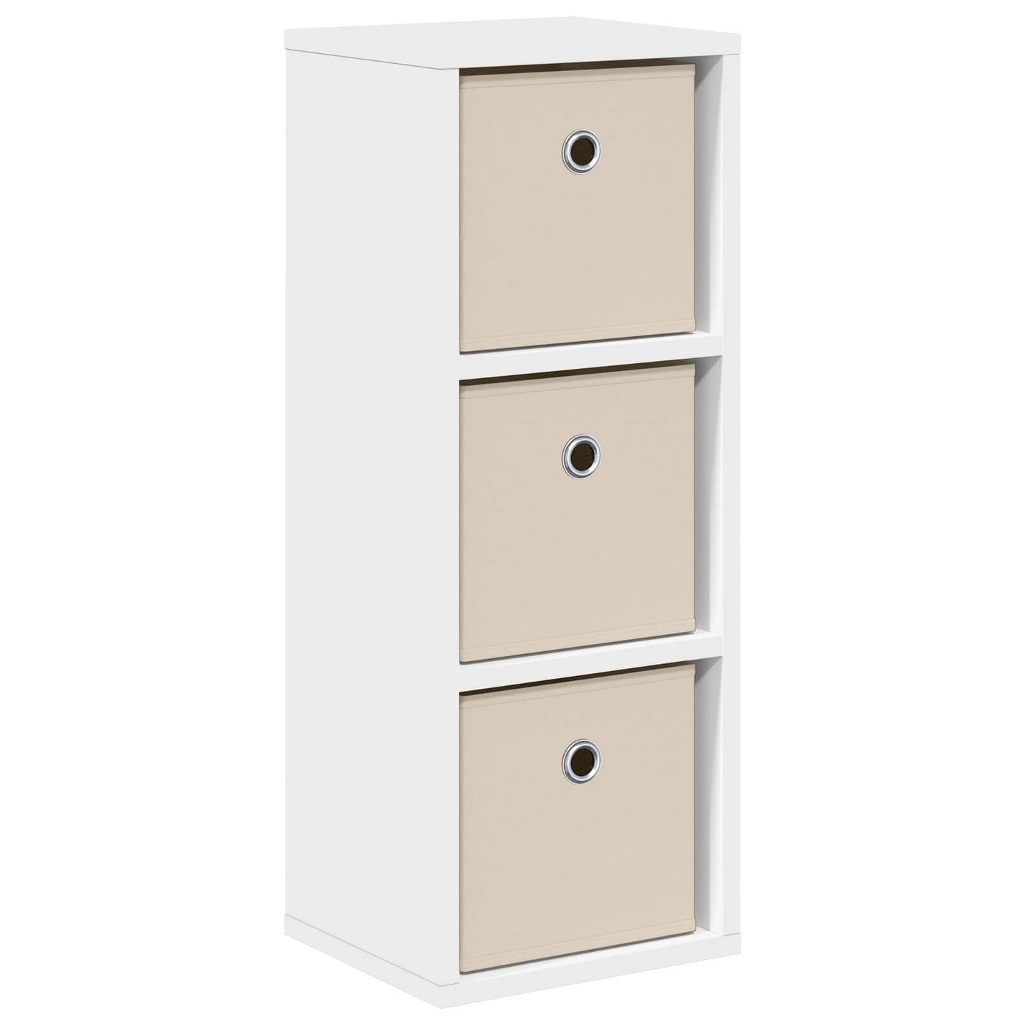Sideboard med skuffe Hvid 25,5 x 22 x 69,5 cm