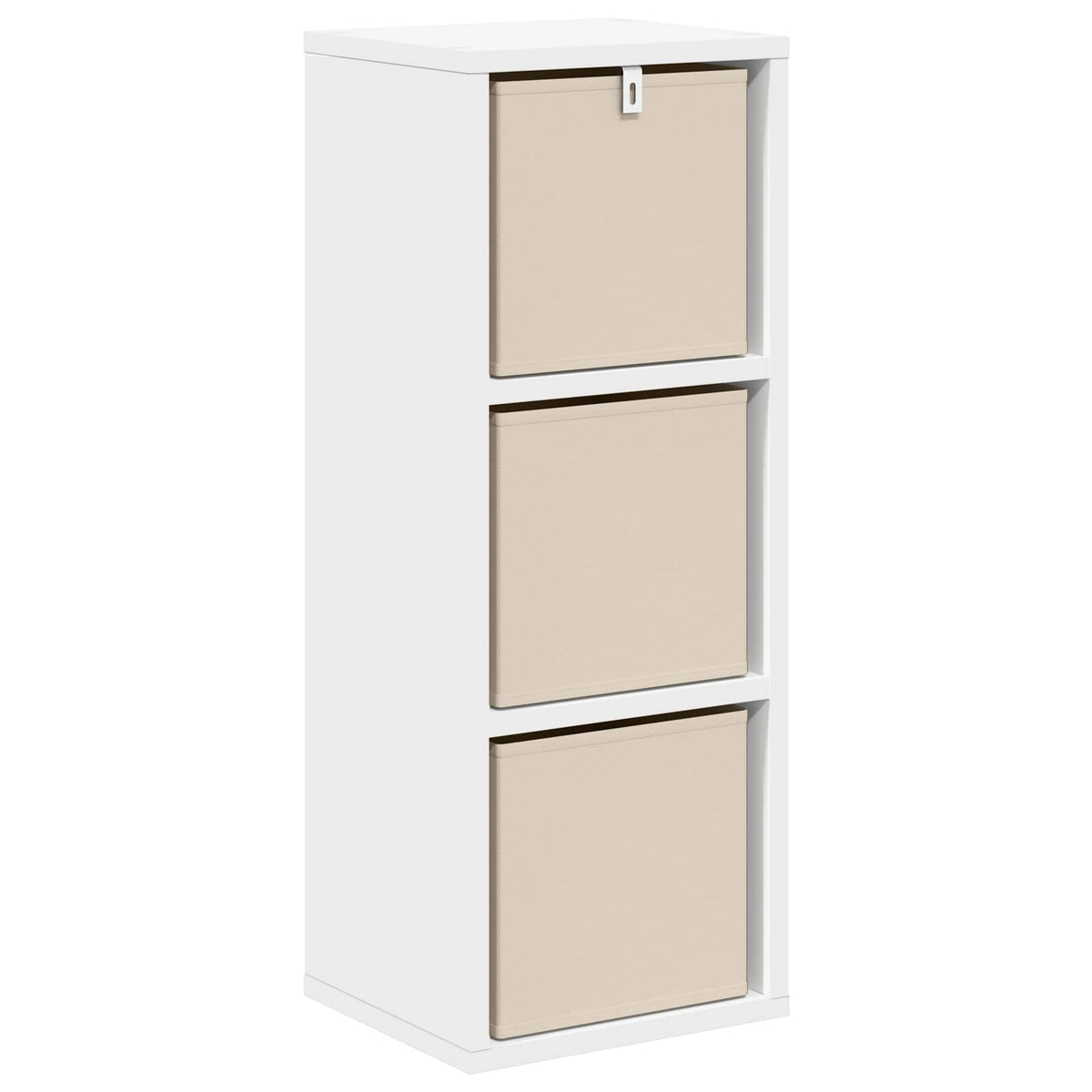 Sideboard med skuffe Hvid 25,5 x 22 x 69,5 cm