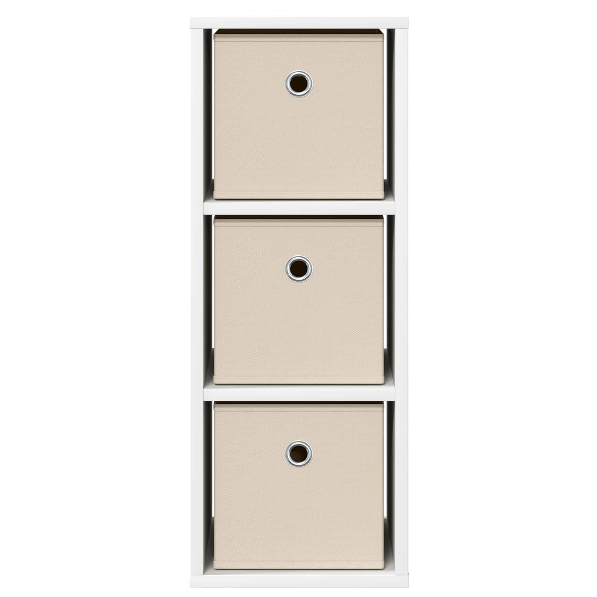 Sideboard med skuffe Hvid 25,5 x 22 x 69,5 cm