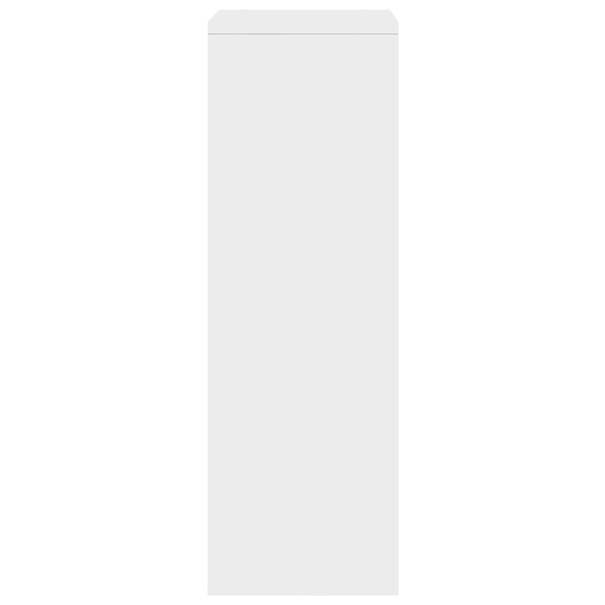 Sideboard med skuffe Hvid 25,5 x 22 x 69,5 cm