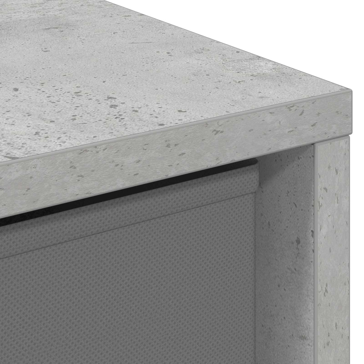 Sideboard med skuffe Beton Grå 25,5 x 22 x 69,5 cm