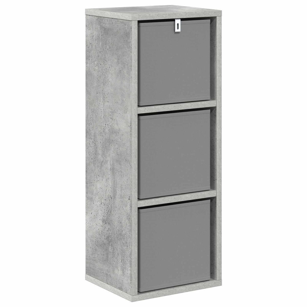 Sideboard med skuffe Beton Grå 25,5 x 22 x 69,5 cm