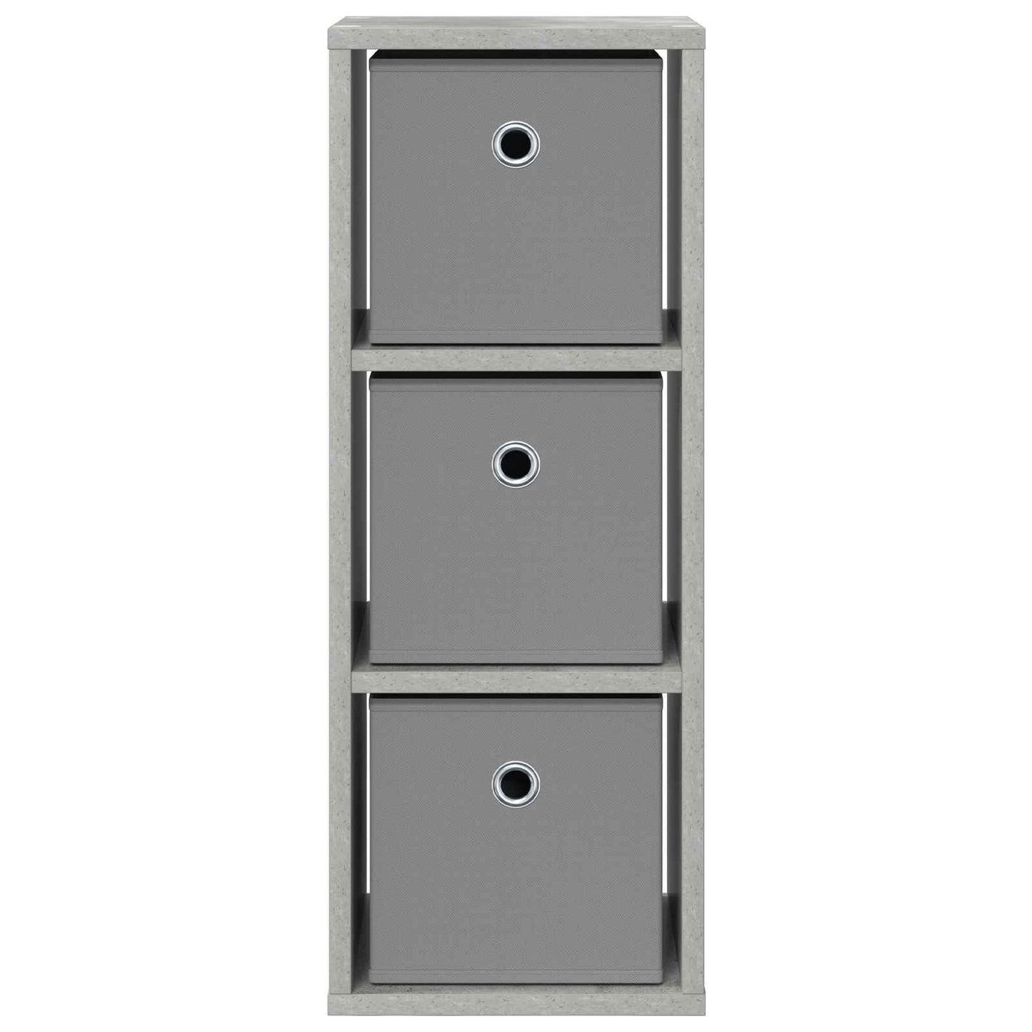 Sideboard med skuffe Beton Grå 25,5 x 22 x 69,5 cm