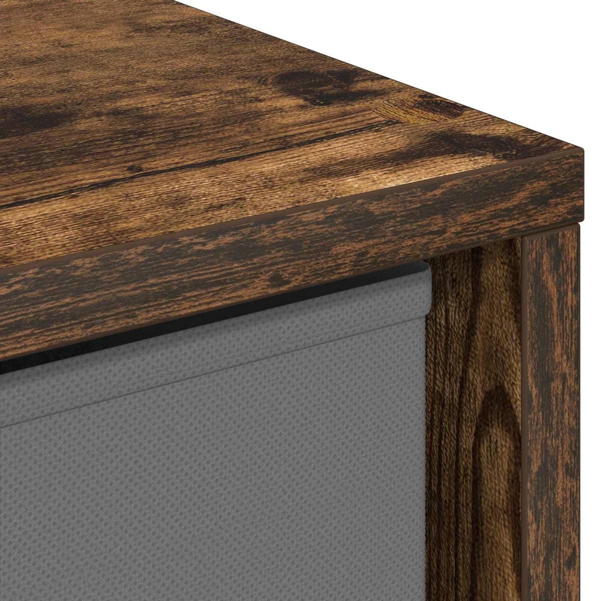 Sideboard med skuffe Røget eg 25,5 x 22 x 69,5 cm