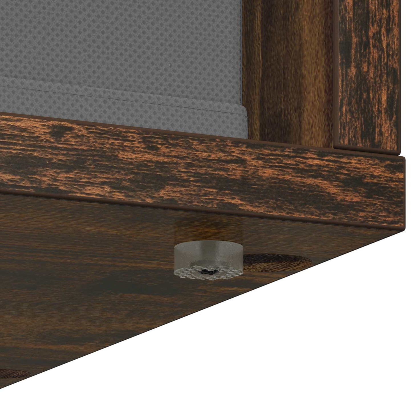 Sideboard med skuffe Røget eg 25,5 x 22 x 69,5 cm