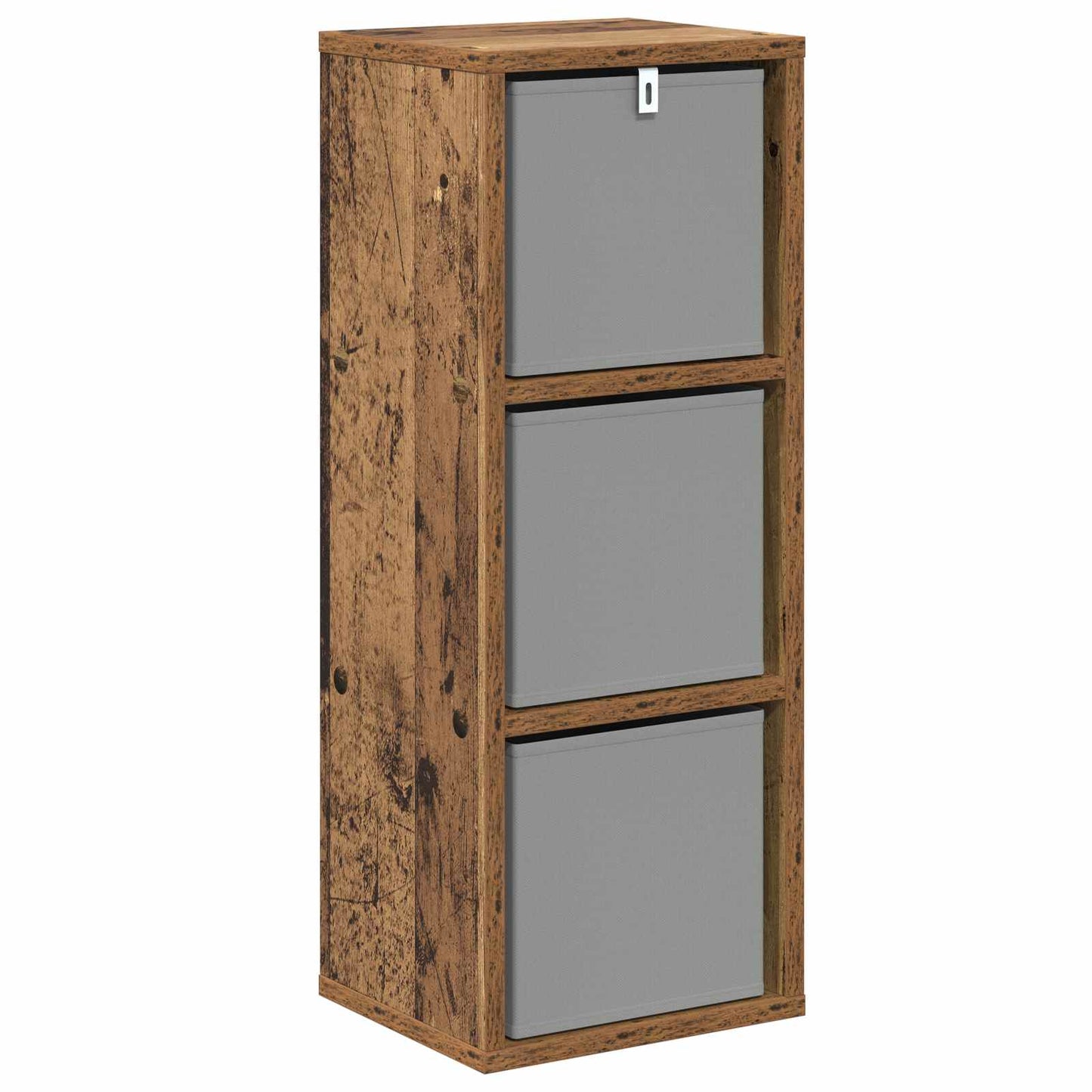 Sideboard med skuffe Gammelt træ 25,5 x 22 x 69,5 cm