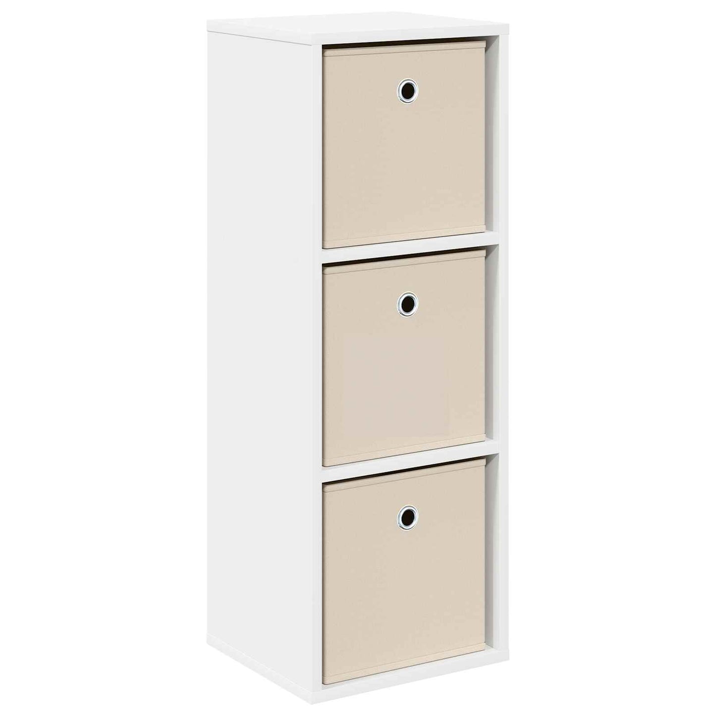 Sideboard med skuffe Hvid 30,5 x 27 x 84,5 cm