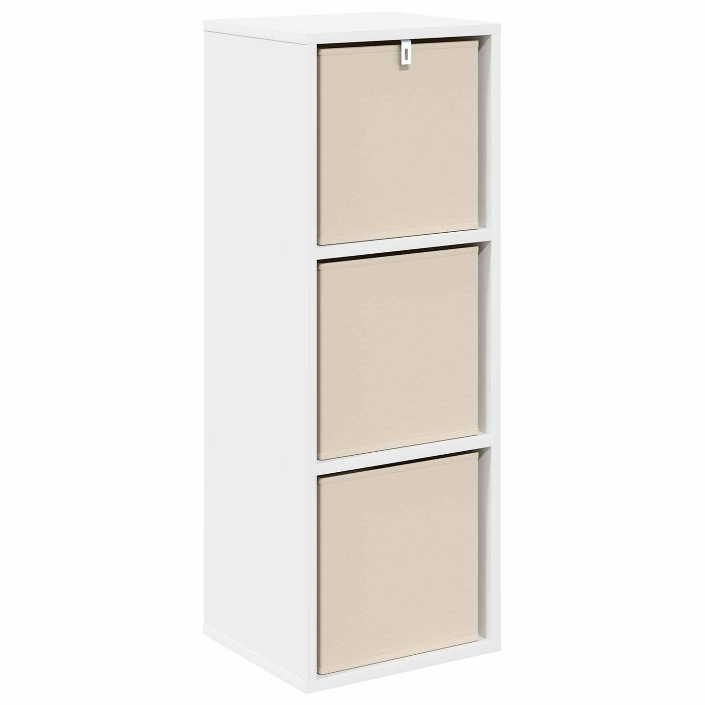 Sideboard med skuffe Hvid 30,5 x 27 x 84,5 cm
