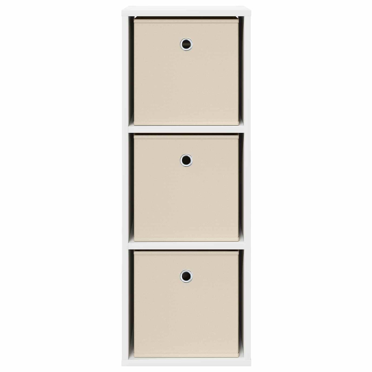 Sideboard med skuffe Hvid 30,5 x 27 x 84,5 cm