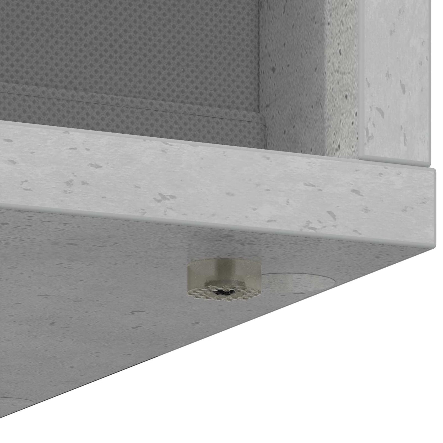 Sideboard med skuffe Beton Grå 30,5 x 27 x 84,5 cm